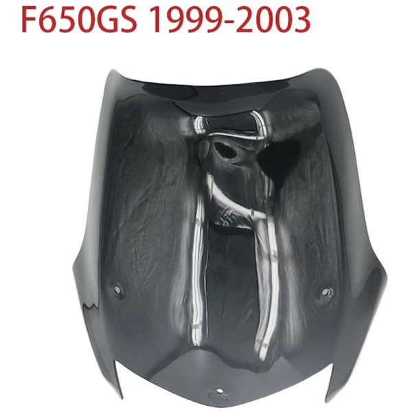 Sort Vindskærm Vindskærm Passer til F650 F 650 GS 1999-2003
