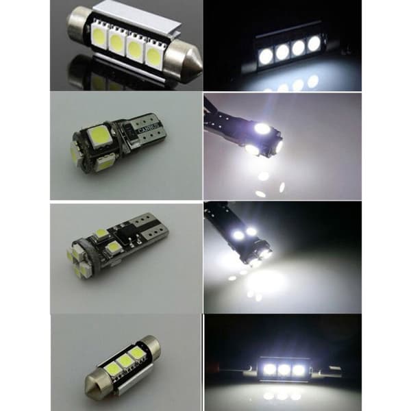 27 stk. Hvidt LED-lys til bil - E-klasse W211 2002-2008
