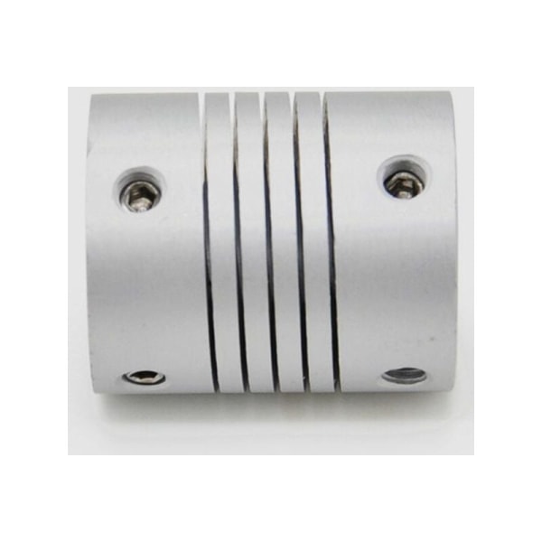6mm til 8mm Akselkobling 25mm Lengde 18mm Diameter Stepper Motor Kobling Aluminiumlegering Kobling for 3D-Skriver DIY CNC-Maskin Encoder
