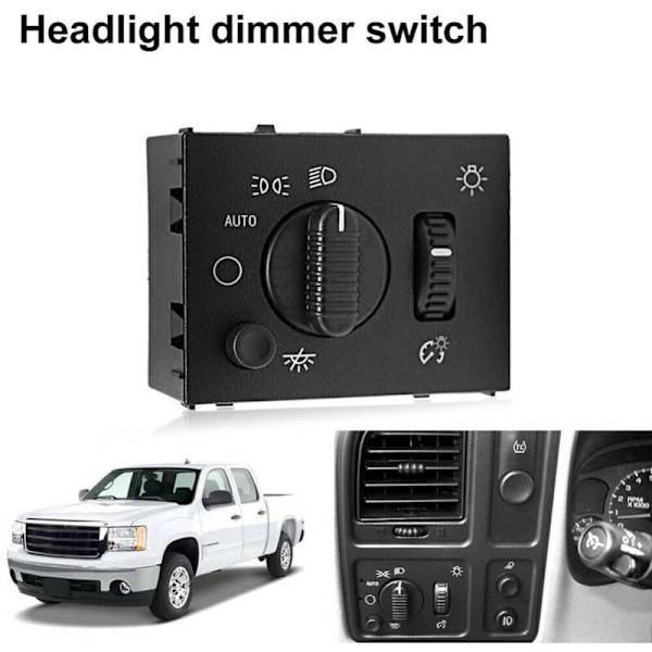 Bil Tåge Lys Lampe Kontrol Afbryder Lys 19381535 D1595G til