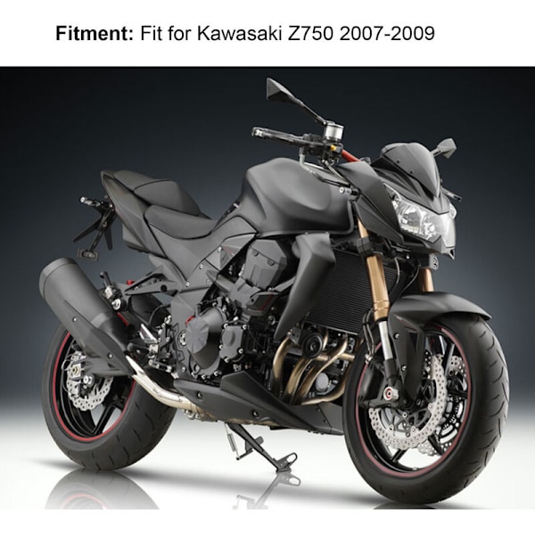Motorcykkel Motorside Stator Veivhusdeksel Beskytter i Aluminium Legering Passer for Kawasaki Z750 2007-2009 Andre Bilutskiftingsdeler