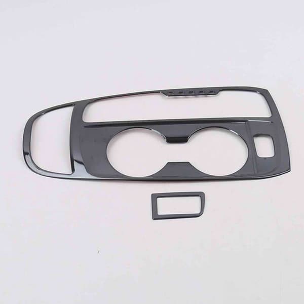 Rustfrit stål bil gear panel trim ramme cover til 2017 2018 2019 2020 tilbehør auto dele
