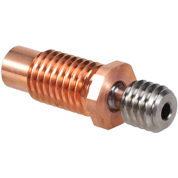 V6-TCrazy Varmeafbrydelse Helt Metal Bi-Metal 3D Printer Dyse Titan og Kobber Bi-Metal Hals til 1,75 mm V6 Hotend Opvarmning