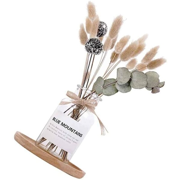 Torkad Blomma Vas Kit Vete Centerpieces Fotorekvisita Heminredning Bukett Ornament Set