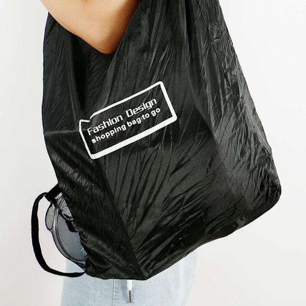 Retractable Disc Shopping, Folding Shopping Bag, Portable Grocery Bag Reusable Shoulder Bag Organizer, Creative Suitable for Outdoor Travel Supermar