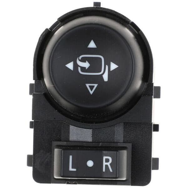 Ny Power Spejl Kontrol Knap Switch Sort Velegnet til 23301469