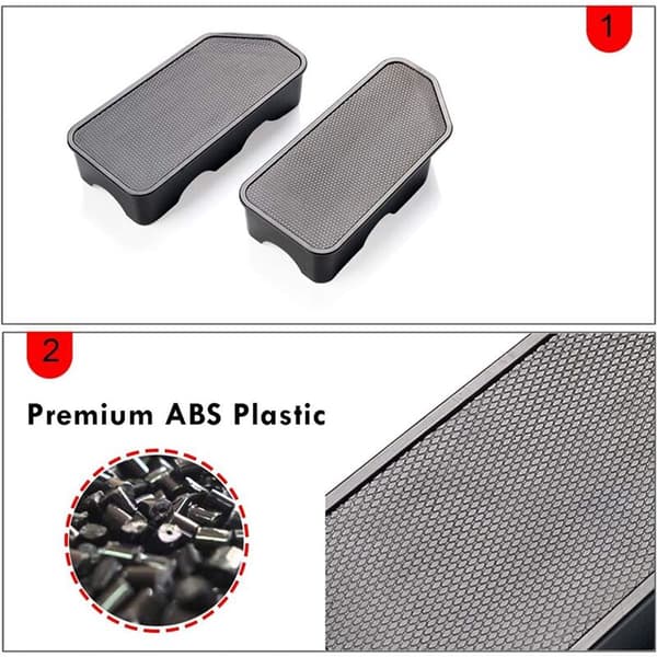 Peg Pocket Covers, Bed Rail Peg Caps for 2019 2020 2021 Accessories, Black