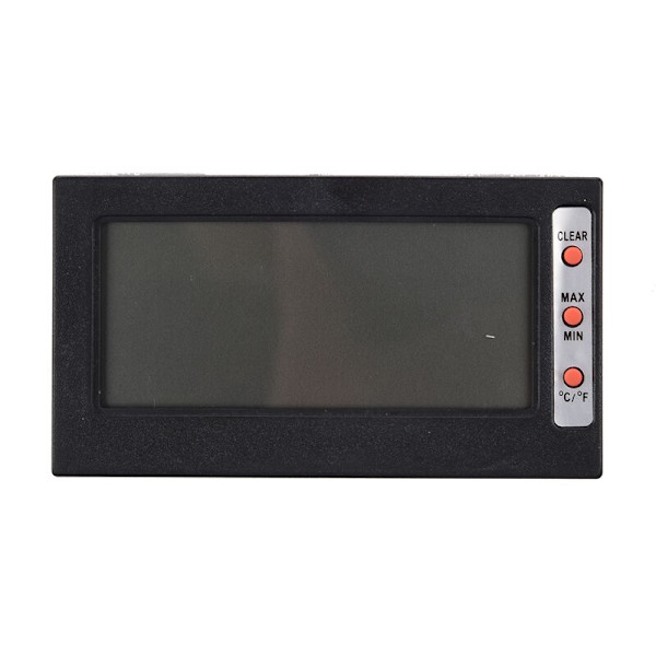 Digitalt termometer med LCD-skjerm C / F hygrometer med maks temperatur / fuktighetsminne Celsius Fahrenheit