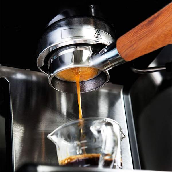 54mm Kahvin Pohjaton Suodatinpidike Barista-sarjalle 1 Kupin Suodatin Korin Vaihdolla