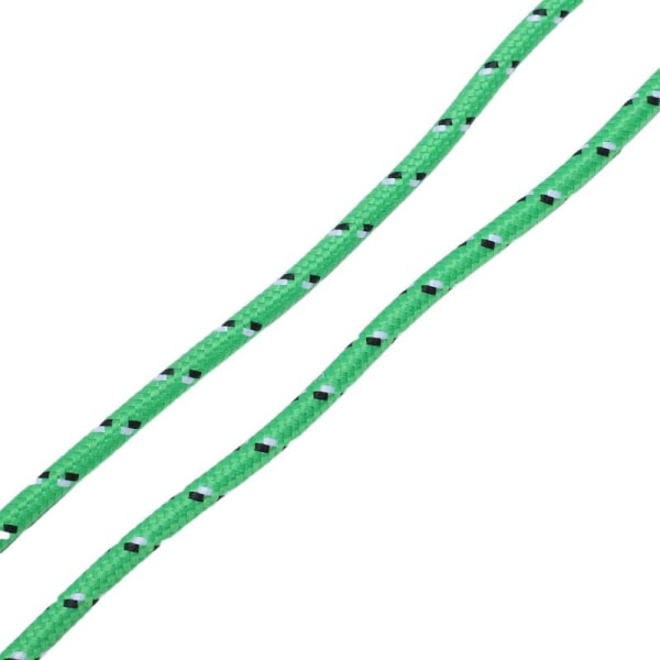 Universell Mini USB Nylon Net Armor Datakabel / 10FT för Galaxy S6 Grön