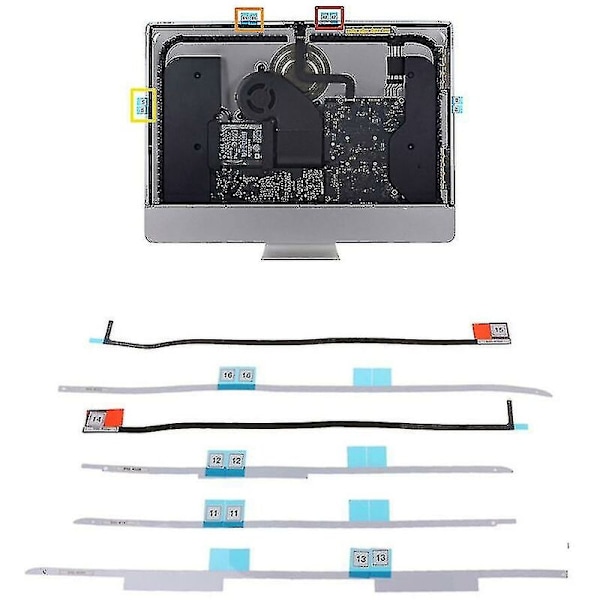 LCD-skärmlim tejp LCD-skärmlim reparationskit för Imac 27\" A1419