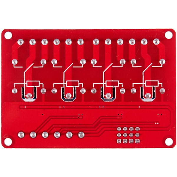5V Hög/Låg Nivå med Trigger-Isolator 4 Kanal Relä Modul