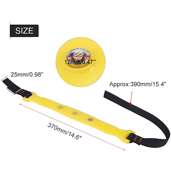 10 stk 185-225mm Antislipp Dekkbelter Snø Bil Sikkerhets Dekk Kjeder Universal For Bil Lastebil SUV