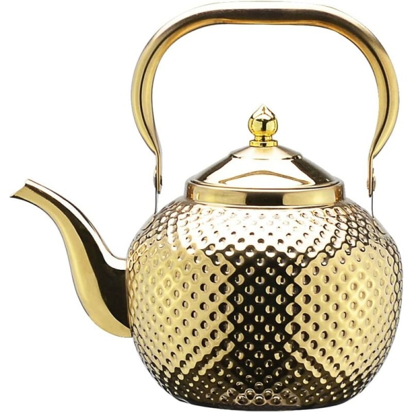 Ruostumattomasta teräksestä valmistettu teekannu infusori-induktiokeittimellä sopii kaikkiin 2,0 litran kultaliesiin