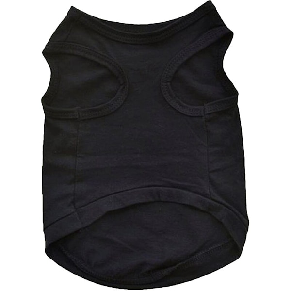 Kläder för husdjur Valp Hund Katt Väst T-shirt Kappa Klänning Tröja \"SECURITY\" Kläder, Svart M