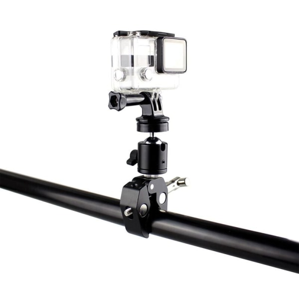 DSLR-kulledssko-fäste för kamerakulledsfäste 1/4 tum -20 stativhuvud blixtskoadapter och cool superklämma
