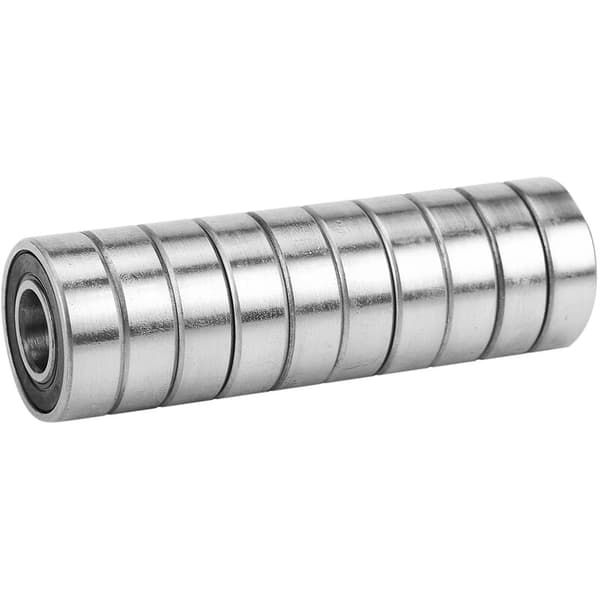 698- Djupspårkullager Dubbelförseglade Stållager 8mm x 19mm x 6mm (10-pack)