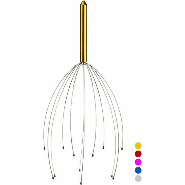 Scalp Massager (Gold)-