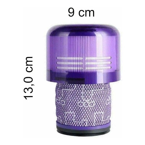 3-pakning erstatningsfilter til Dyson V11 V15 SV14 SV22 Absolute Animal Detect Cyclone Extra Pro Torque Drive - Vaskbar