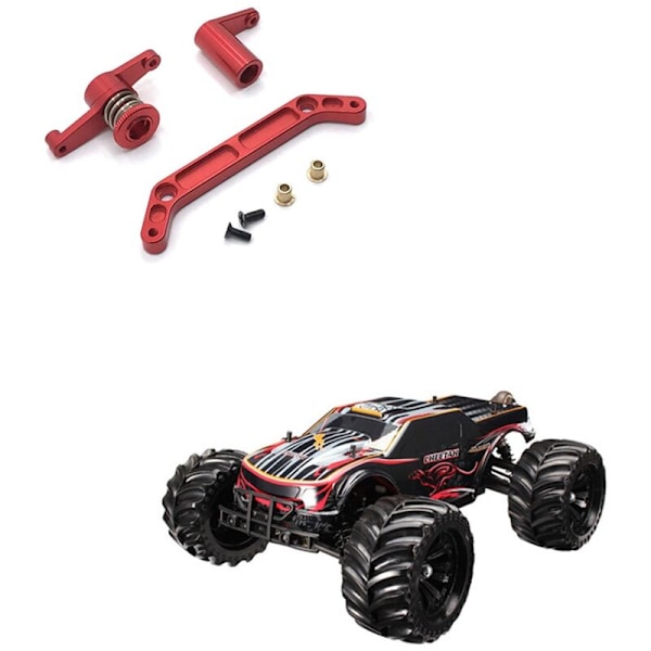 Metallveivstyringshjulmontering for JLB Racing CHEETAH 11101 21101 J3 Speed ​​1/10 RC Bil Oppgraderingsdeler, A