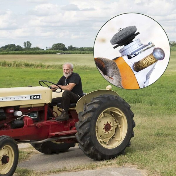 Gräsklipparvässare, 2 st Universal Gräsklippar Rotationsbladvässare Trädgårdssliphjul Sten för Elektrisk Borr Handborr Reparationskit