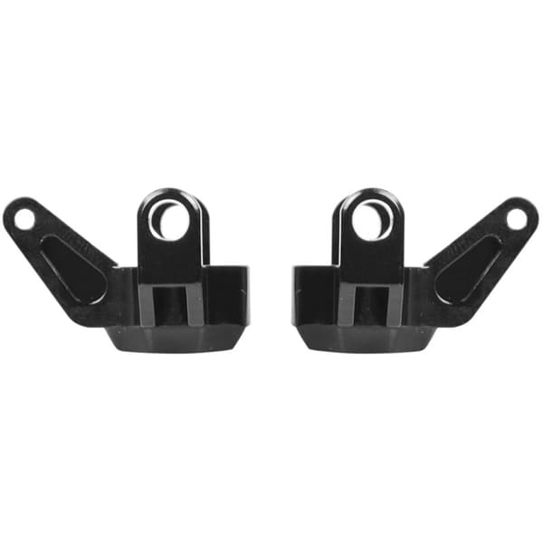 2 stk. aluminiumslegering styrenav til Axial RR10 90048 Wraith AR60 RC Crawler - Sort