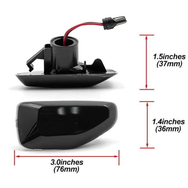 For Duster MK2 Sandero II -MK2 MCV LED Dynamisk Side Marker Lys Sekventiell