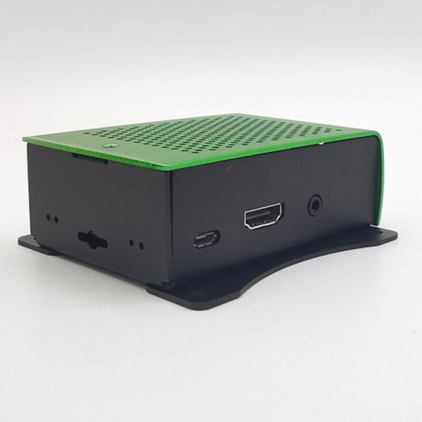 Aluminiumlegering kylskal för Raspberry Pi 2B 3B 3B+ - Svart (Pi 2B 3B ingår ej)