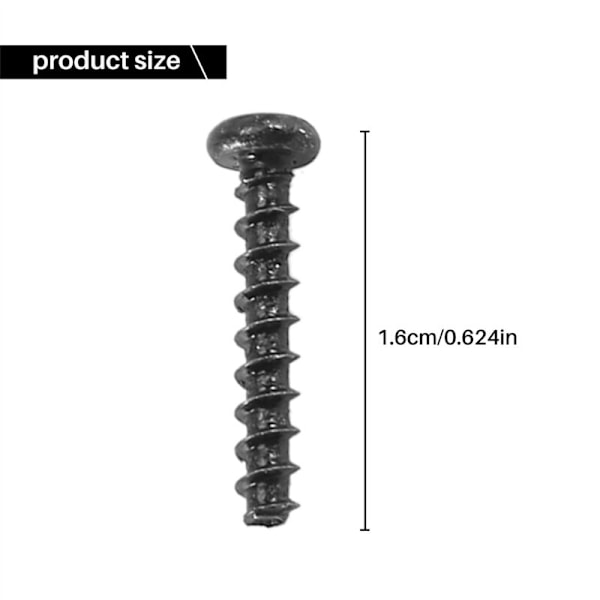 15x Universelle skruer for V6 V7 V8 V10 V11 støvsuger strømpakke / batteri SV09 SV10 SV11 SV12 SV14 B