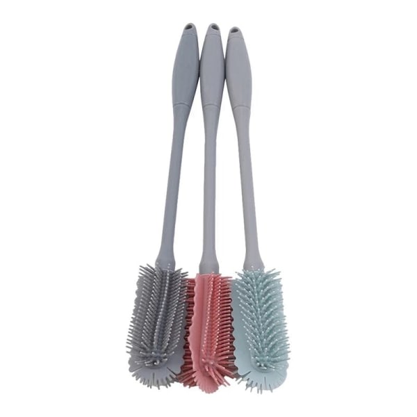 Silicone Cleaning Brush, Cup Brush, Long Handle Glass Bottle, Wine Glass Cleaning Bottle Brush