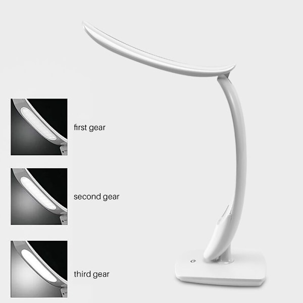 USB-bordlampe LED-skrivebordslampe Studie Leselys Lys Foldbar LED-skrivebordslampe for barn Lesing og lekser
