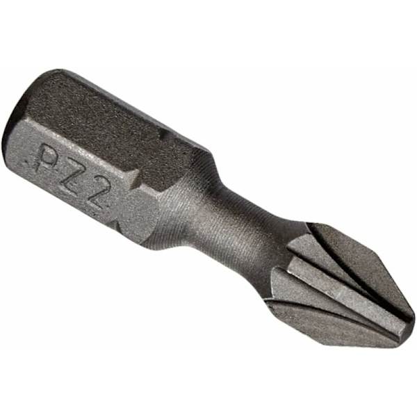PZ2 25mm skrutrekkerbits - 5 deler - DT7212 - QZ