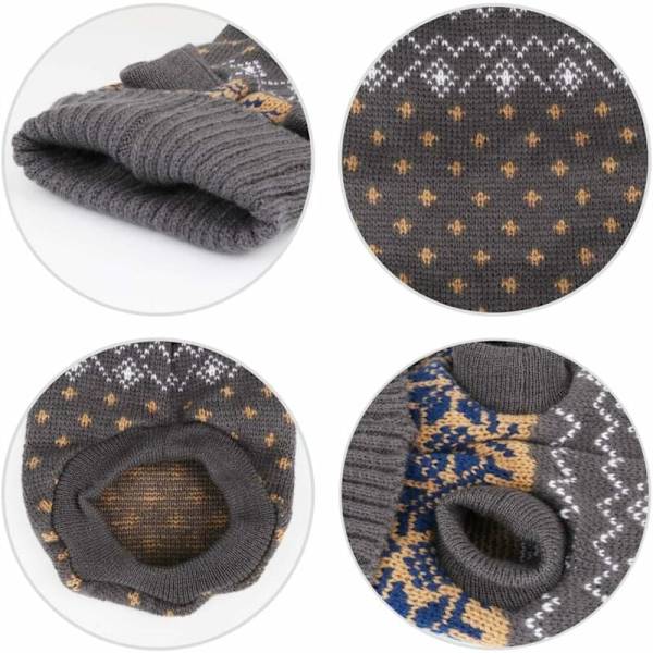 Pet Hund Sweater (Grå) M-Fei Yu