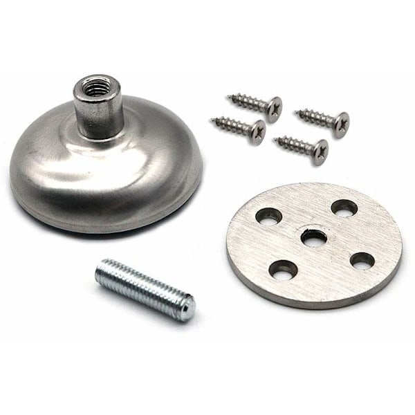 Set med 4 Justerbara Möbelben, 3,8 cm Långa, Extra Tjocka, Tillverkade av Rostfritt Stål, Soffa Möbelstödbens, Badrumsskåp Stödbens