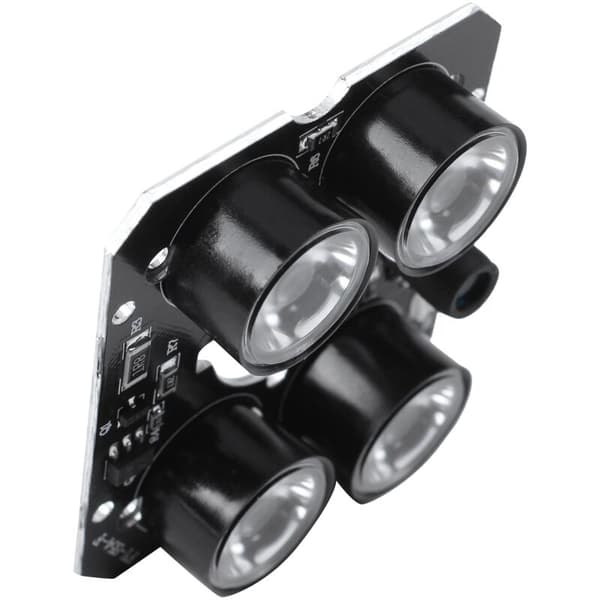4 IR-array LED infrarød spot LED-kort 4x IR for nattsyn CCTV-kameraer (52 mm diameter)