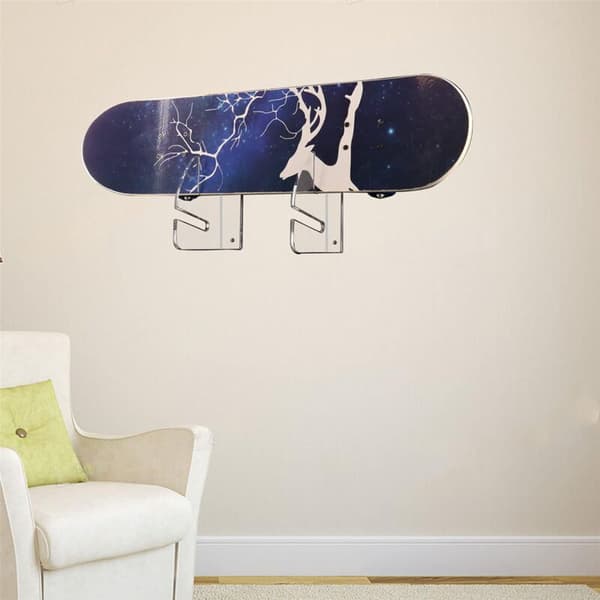 Akryl Skateboard Väggfäste för Skidbräda, Vattenplan, Skateboard, Klar