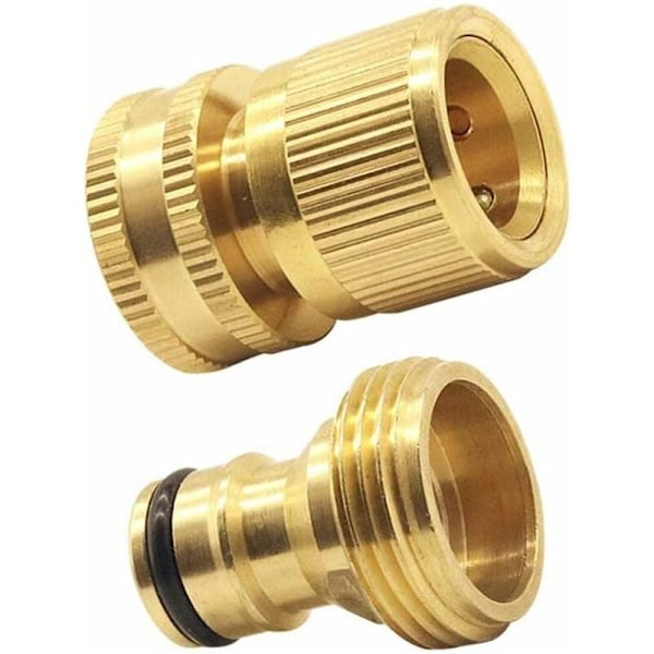 Udvidbare Han- og Hun-Have-Slange Adaptere Stik & Hurtigkobling Slange Han- og Hun-Fittings til Vand 3/4 Tomme GHT Hane & Sprøjte