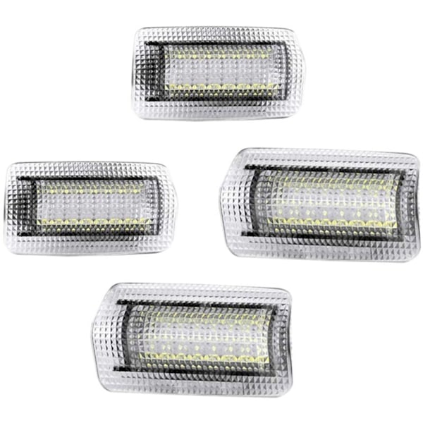 4 stk LED-dørpære til Land Cruiser 200-serie 150 Prado MK4 J150 - Hvit