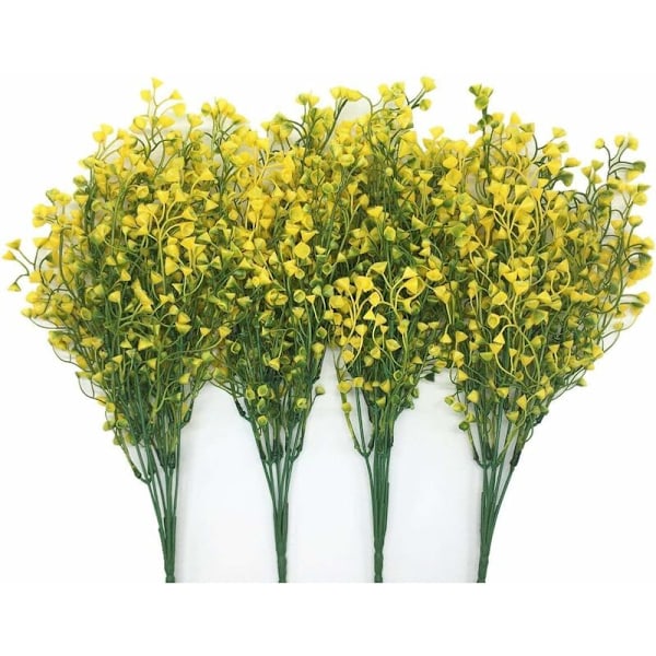 Kunstige Buske, Plastik Planter til Bryllup Indendørs Udendørs Hjem Have Veranda Køkken Kontor Bord Midtpunkter Arrangementer Jul D