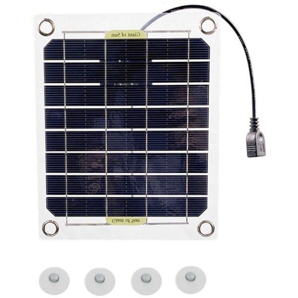 20W Solcellepanel Full DC5V USB Solcelle for Bil Yacht Batterilader