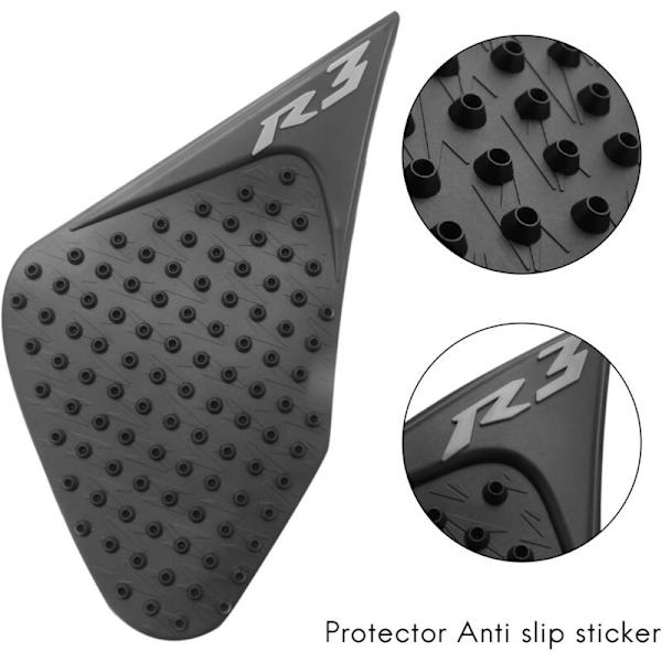 Til R3 2015 2016 2017 Yzf-R3 Anti-Slip Pad Tank Beskytter Side Stickers Gas Knægreb Trækkraft Pads