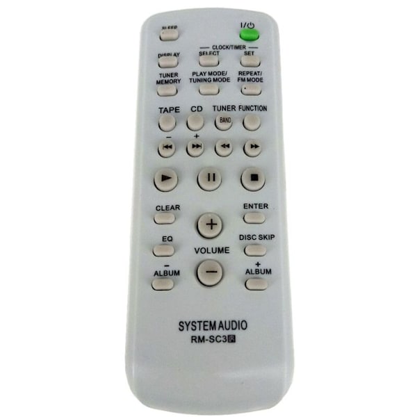 Til CD HIFI-lydsystem Fjernbetjening -SC3 -SC30 -SC50 -SC55 MHC-RG29 MHC-RG490S -EH10 -U1 -CPZ1