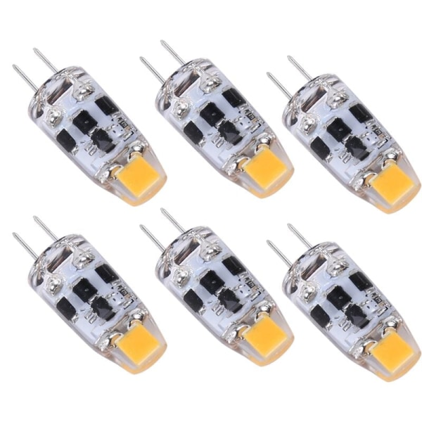 G4 Pære 2W G4 LED Pære er Ekvivalent til 20W G4 Halogen Pære Udskiftning, G4 Sockel Ac/Dc12V-24V, Varm Hvid 10stk