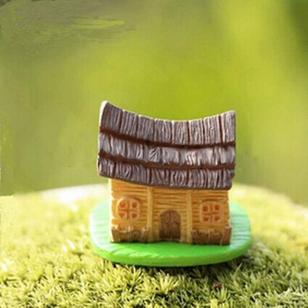 Mini DIY Dockhus Moss Fairy Krukor Landskap Krukväxter