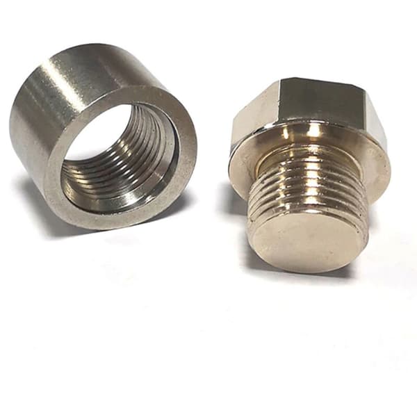 Auton muutospalveluosat Auto Oxygen Sensor O2 Socket Nut Cap X 1.5 Screw -lisävarusteet