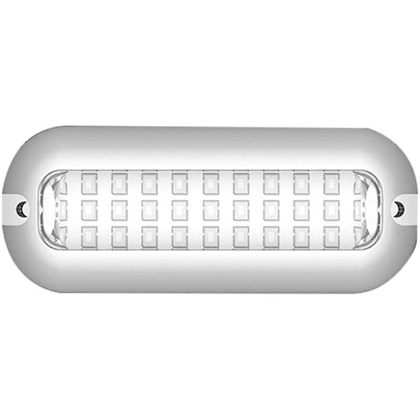 Universal 12v 27 LED Rustfrit Under Vand Pontoon Vandtæt Båd Agterlys Blå