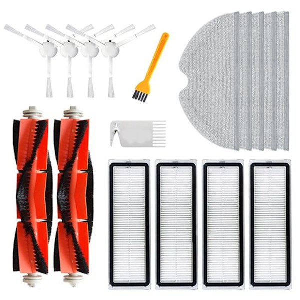 Hepa Filter til 1C 2C STYTJ01ZHM / F9 Mi Robotstøvsuger Mop Rullebørste Tilbehørspakke
