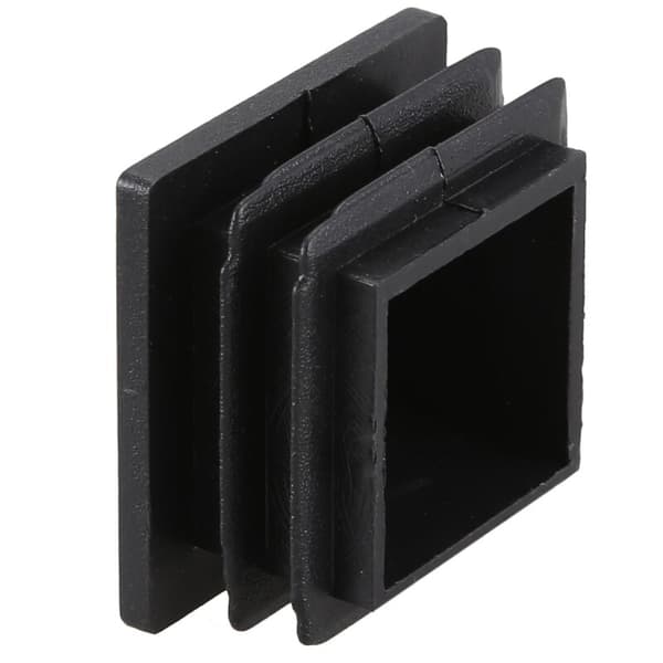30 stk. Møbelstol Ben Rør Endestykke 30Mm X 30Mm Sort