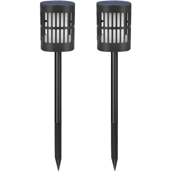 Solar Lights, Flickering Flames Torches Lights Solar Spotlights Landscape Decoration Lighting Dusk to Dawn Auto On/Off