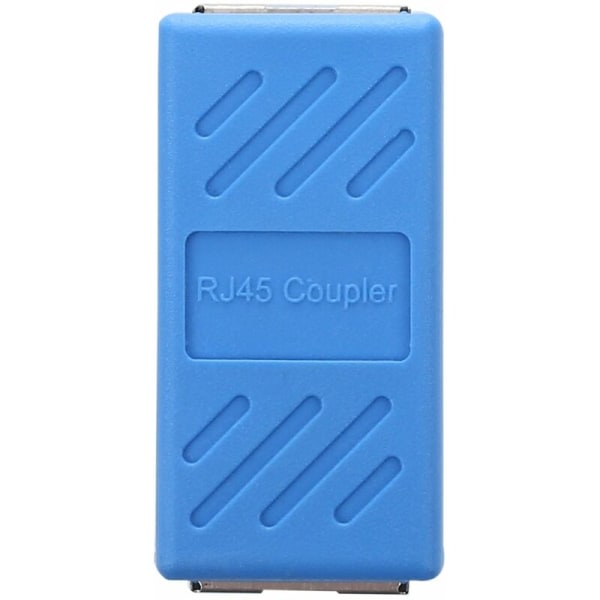 RJ45 - Suojattu kytkentä Cat7 / Cat6 / Cat5E / Cat5 Ethernet-kaapelin jatkoliittimelle - sininen - 2 kpl